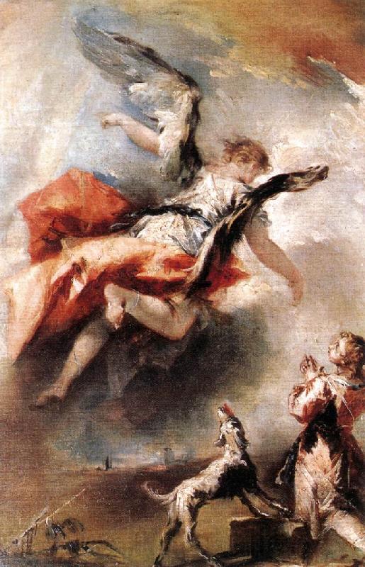 GUARDI, Gianantonio The Angel Appears to Tobias df Spain oil painting art